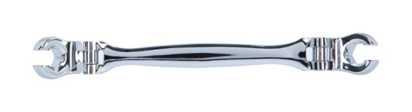 KS Tools Open dubbele ringsleutel 10x11 met dubbel scharnier, 518.0528