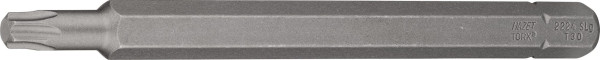 Hazet bit, massieve zeskant 8 (5/16 inch), binnen TORX® profiel, T30, lange versie, sleutelmaat: T30, 2224SLG-T30