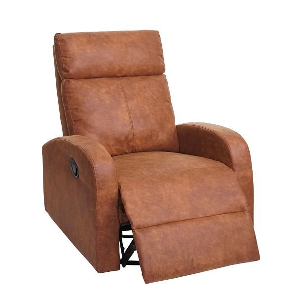 Mendler TV-stoel HWC-A54 Premium, relaxstoel, schommelstoel, schommelfunctie, draaibaar, stof/textiel suède imitatie, 82862+82863
