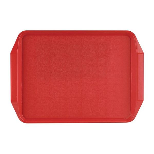 Roltex dienblad met handvatten rood 43,5 x 30,5cm, CW018