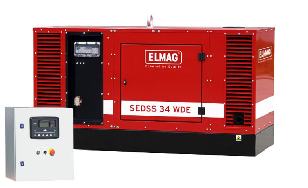 ELMAG noodstroom compleet pakket SEDSS 34WDE-ASS, DIESEL stroomgenerator met KUBOTA V3300 motor (geluiddicht), 00554