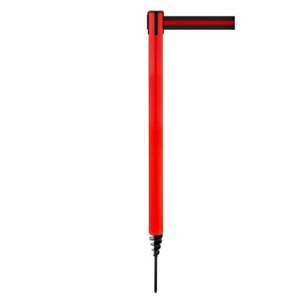 Stein HGS HGS personengeleidingssysteem -P-Line Outside-, rood, zwart/rood/zwart horizontaal (gestreept), met veiligheidssluiting (zelfontgrendelend), 37687-0602