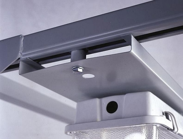 KLW lamphouder, 750 mm lang van verzinkt C-profiel 30/32 mm, AB-LHC-0750