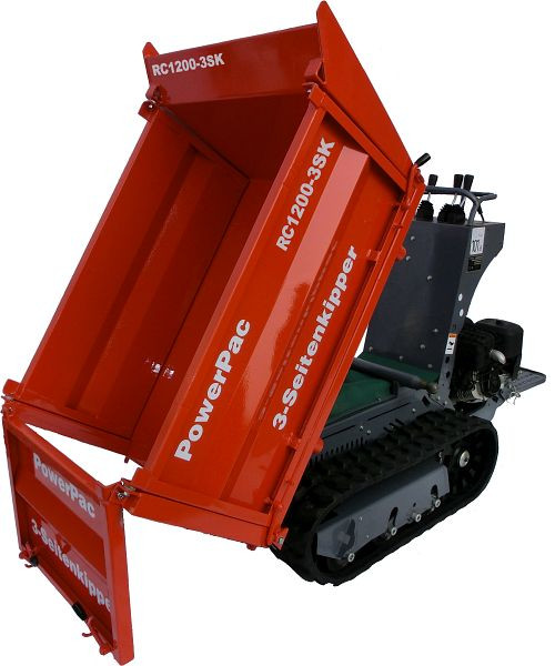 PowerPac rupsdumper driezijdige kipper diesel, RC1200DS-3SK-D