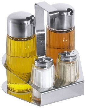 Contacto menage zout/peper, azijn/olie, 444/004