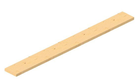 Schake steigerplanken, 240 mm x 2500 mm dikte: 45 mm, 103025