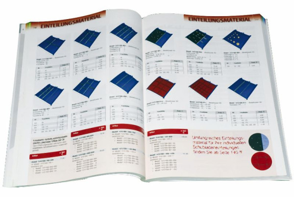 KLW scheidingsmateriaalset, voor ladekast SGB-1000-06, SGB1000-06-001EMS