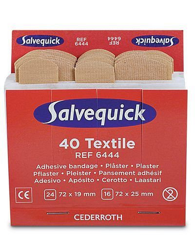DENIOS navulset Navulling 6444 voor pleisterdispensers, elastisch, 2 maten, 40 stuks, 164-947