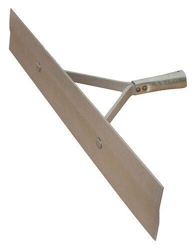 MMXX aluminium teerstrooier, S-vorm, breedte 660 mm, 55384