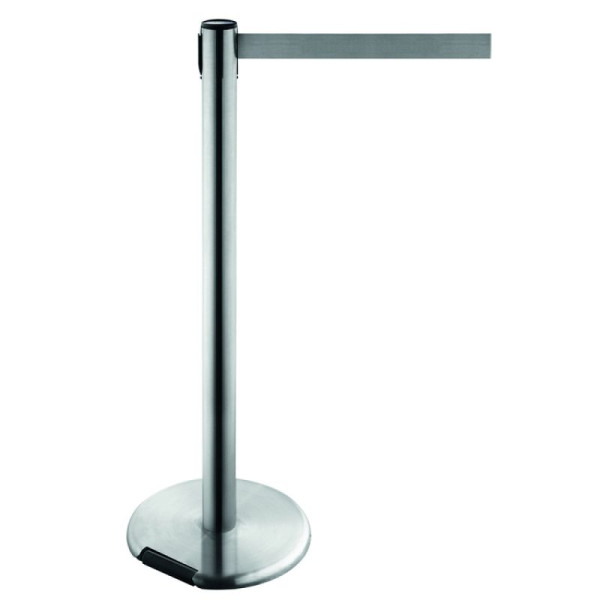 Stein HGS HGS personengeleidingssysteem -P-Line Future-, oprolbaar, zwart/wit/zwart horizontaal (gestreept), met riemeindstuk (standaard), riemlengte: 2,3 m, 34242s-0402