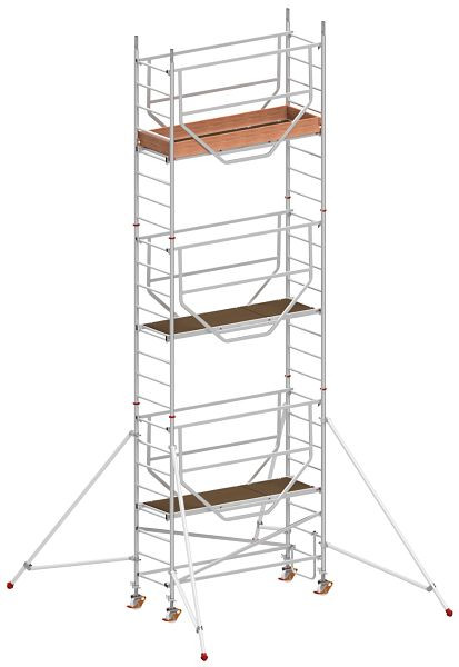 HYMER ADVANCED SAFE-T rolsteiger volgens DIN EN 1004, modules 1 + 2 + 3, framedeelbreedte 0,72 m, platformlengte 2,08 m, reikhoogte 7,25 m, 707507