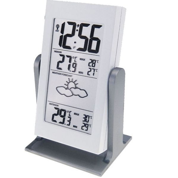 Technoline weerstation, radioklok DCF-77 met handmatige instelmogelijkheid, afmetingen: 86 x 140 x 70 mm, WS 9135