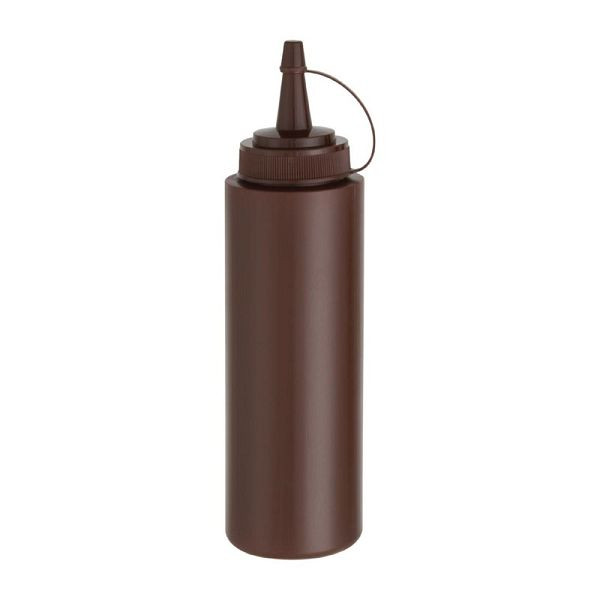Vogue knijpfles bruin 237ml, E624