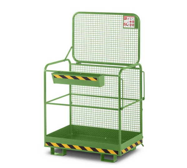 RR Industrietechnik Arbeitskorb, RAK-Eco, RAL 6011 resedagrün, 120000130