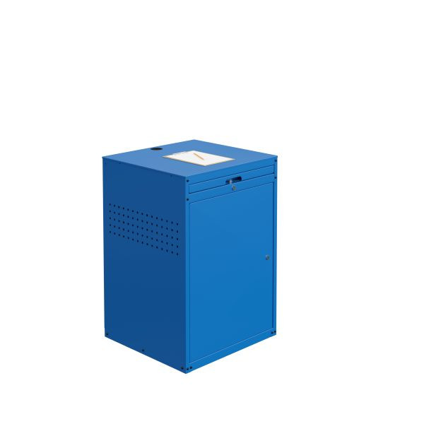 SOFAME computerkast MODULINFO B695 x D 660 x H 1005, hemelsblauw RAL 5015, W040010025BIGC