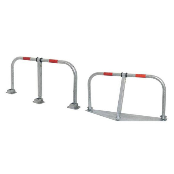 Stein HGS HGS parkeerbarrière -opklapbaar-, met profielcilinderslot, en doorlopende bodemplaat, (850 x 225 mm), 472zp-470.58