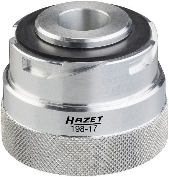 Hazet motorolievuladapter voor motorolievultrechter 198-9, te gebruiken op MERCEDES-BENZ motor OM 654: A-Klasse, Type 177, B-Klasse, Type 247, 198-17