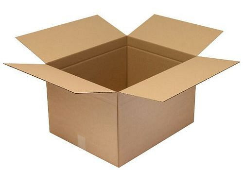 TransPak golfkartonnen vouwdoos 1-wandig, binnenmaat 550 x 450 x 350 mm, kwaliteit 1.30C, VE 25, 299301