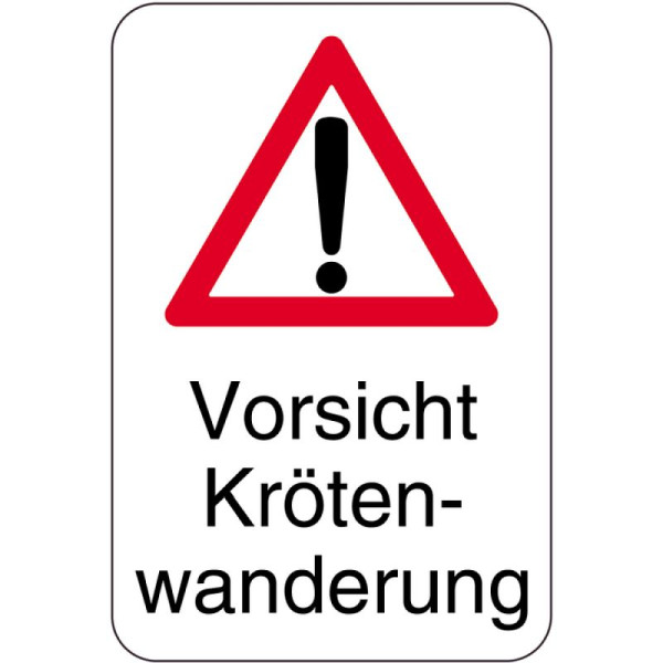 Stein HGS HGS speciaal bord, pas op voor paddenmigratie, 400 x 600 mm, 14909