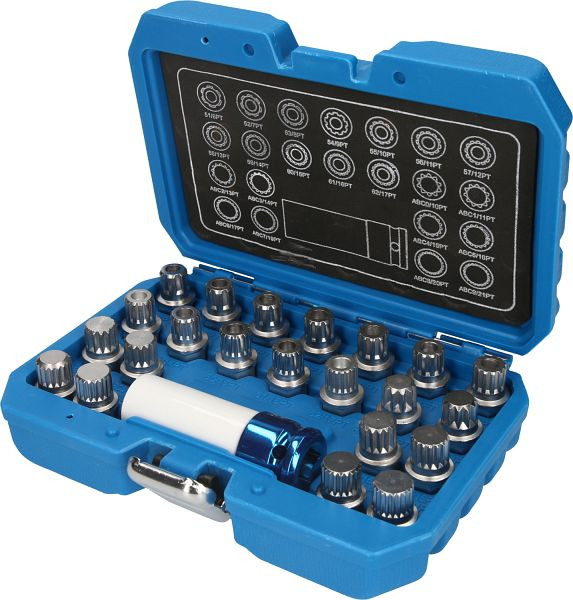 Brilliant Tools velgslotassortiment voor VW, 23 stuks, BT691260