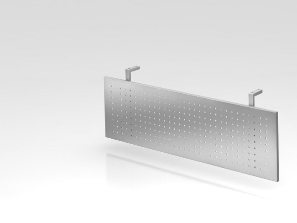 Hammerbacher kijkpaneel 90° zilver voor hoekbeugels, gepoedercoat, pinhole paneel in zilver, VSI90/S