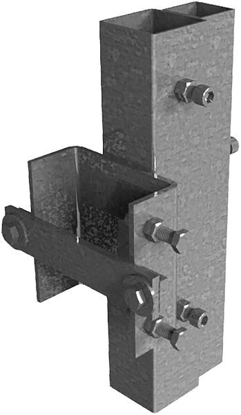 Schake leuningbeugel, verzinkt, voor 60mm + 40mm, 35315