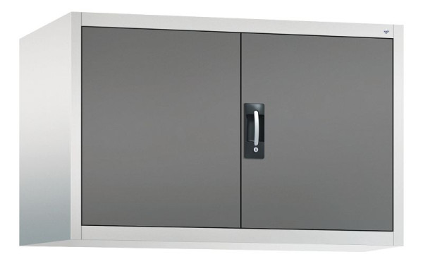 C+P bovenkast Acurado, H790xB1200xD600mm, kleur: lichtgrijs / vulkaangrijs, verzonken handgreep, 9495-000 S10012