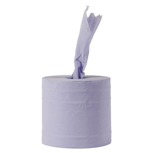 Jantex handdoekrollen voor binnendosering blauw 1-laags, VE: 6 stuks, GD833