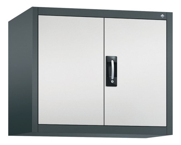 C+P bovenkast Acurado, H790xW930xD500mm, kleur: antracietgrijs/lichtgrijs, verzonken handgreep, 9285-009 S10126