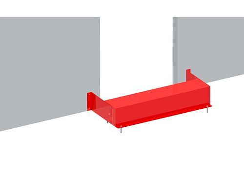 LCF-traphek ter bescherming tegen gevaarlijke stoffen en overstromingen, 1000 x 200 mm, 293060