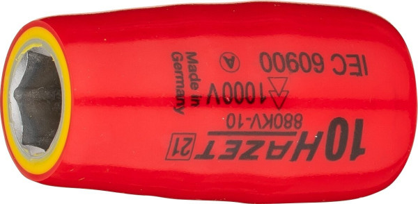 Hazet binnenzeskant, hol vierkant 10 mm (3/8"), 10 mm, kort type, 880KV-10