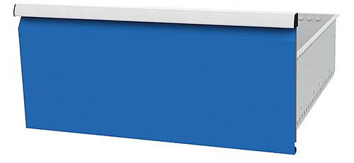 Bedrunka + Hirth lade, incl. Rails, R 24-24, paneelhoogte 300 mm, draagvermogen 100 kg, afmetingen in mm (BxDxH): 600 x 600 x 300, 60.70.300V10