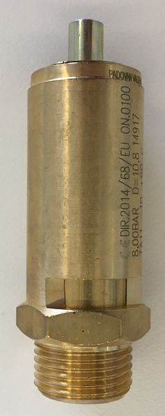 ELMAG veiligheidsventiel 8 bar, AG 3/8' voor CB 24, 9201335