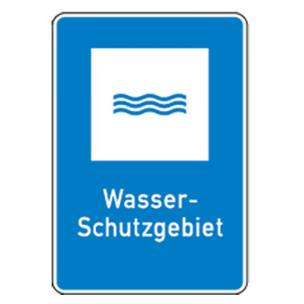 Stone HGS natuur- en milieubeschermingsbord -water beschermd gebied-, 420x315mm/reflecterend (RA1), uw080006229