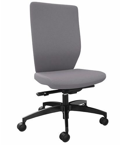 DENIOS Stilo ES operator bureaustoel, Syncro-Quickshift technologie, grijs, 292417