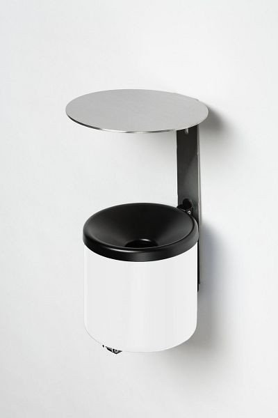 VAR wandasbak WH 16 met dak VA staal, wit, 32201