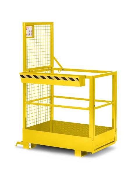 RR Industrietechnik Arbeitskorb, RAK-Slim, RAL 1023 verkehrsgelb, 120000097