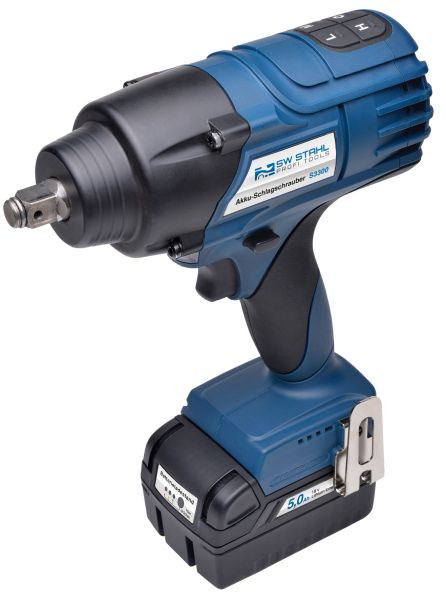 SW stalen accu-slagmoersleutel, 1/2", 900 Nm, 18V, S3300