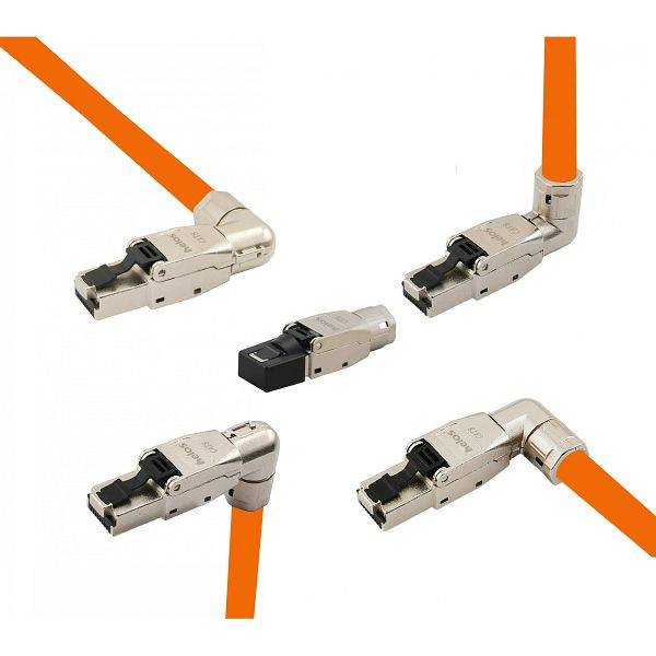 Helos Field Terminable Premium Cat 8.1 metalen connector, 5 stijlen, 263837