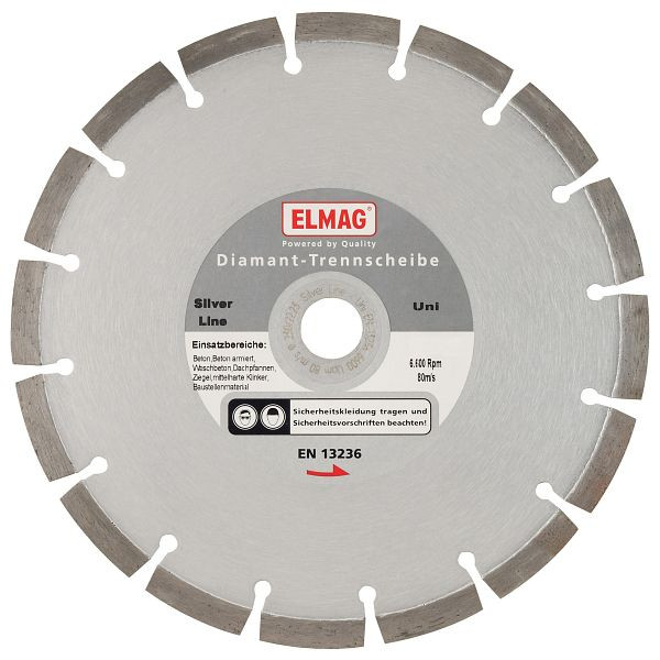 ELMAG diamantschijf 650 mm, SILVER LINE - UNI, boring: 30,0 mm, 61568