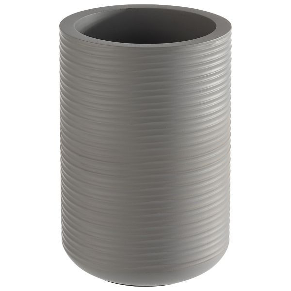 APS flessenkoeler -ELEMENT-, buiten Ø 13 x 19,5 cm, beton, grijs, binnen Ø 10 cm, met meubelvriendelijke onderkant, 36123