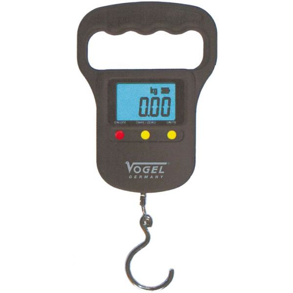 Vogel Germany digitale hangweegschaal, max. 30 kg, aflezing: 10 g, 95 x 23 x 195 mm, 273087