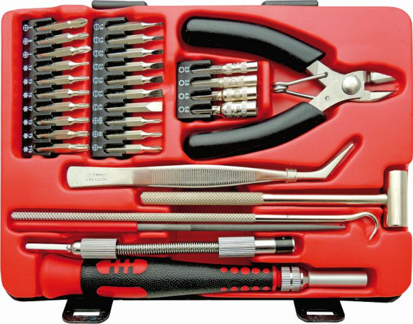 Kunzer miniatuur gereedschapset, 31-delig, 7MWS31