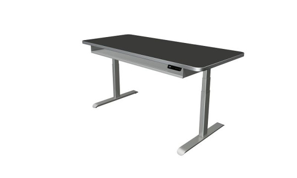 Kerkmann sta-/zittafel Move 4 Premium, B 1800 x D 800 mm, elektrisch in hoogte verstelbaar van 620-1270 mm, antraciet, 10320513