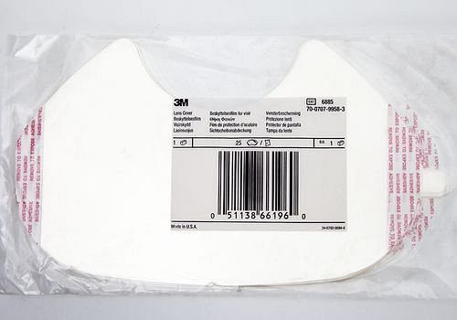 3M vizierbeschermfolie voor volgelaatsmaskers 6800 en 6900, VE: 25 stuks, 149-235