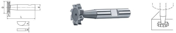 ELMAG HSS Co5 sleuffrees DIN 850, Ø 13,5 x 4,0 mm, 73508