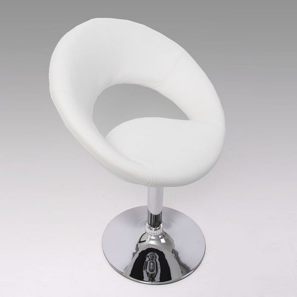 Mendler set van 6 eetkamerstoelen Palermo, wit, 6x20746