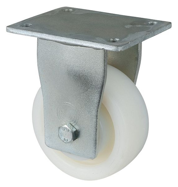 BS Rollen Zwaarlastwiel, bokwiel, wielbreedte 50 mm, wiel-Ø 125 mm, draagvermogen 550 kg, loopvlak/wiellichaam kunststof, kogellager, RR110.B15.125