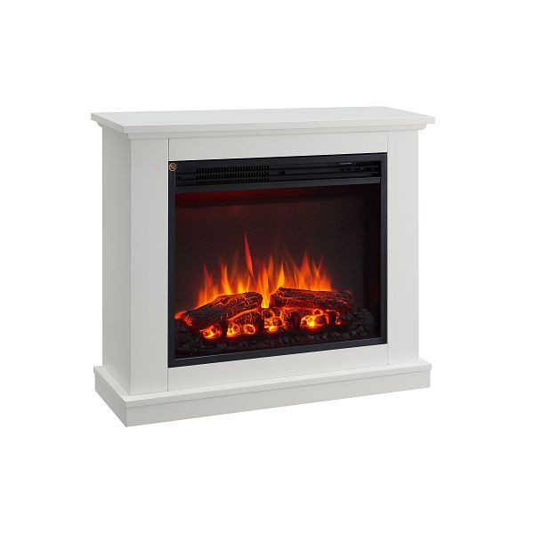 CrownFlame Phanos elektrische haard, 2000 W, kleur: wit, EF321A-MT321C-W