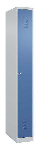C+P Umkleidespind Classic PLUS, 1850x250x500mm, 7035/5023, Zylinderschloss, 080000-19 S10026